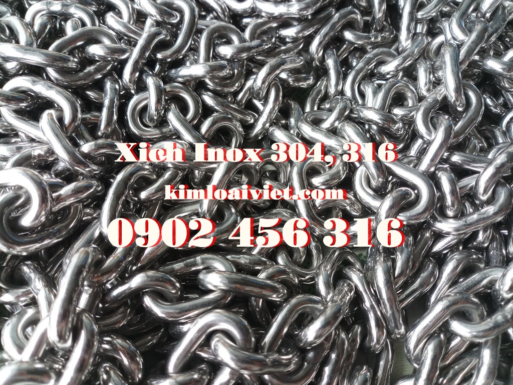 Xích Inox 316 Phi 10mm