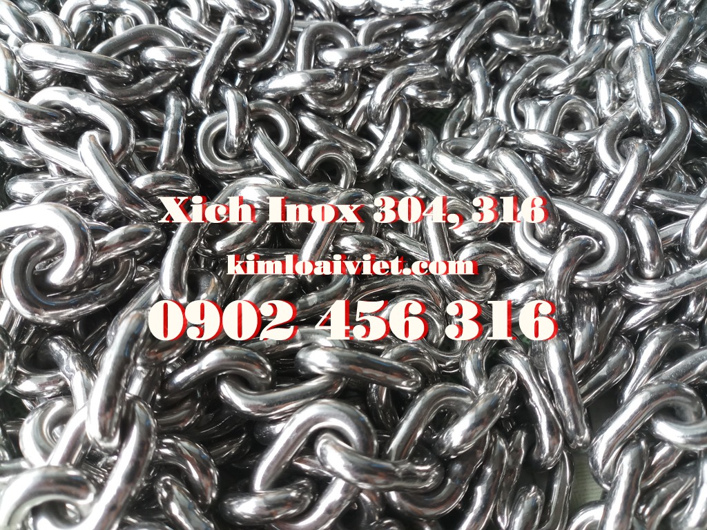 Xích Inox 316 Phi 10mm