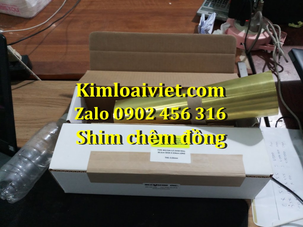 Shim chêm đồng Lá căn đồng