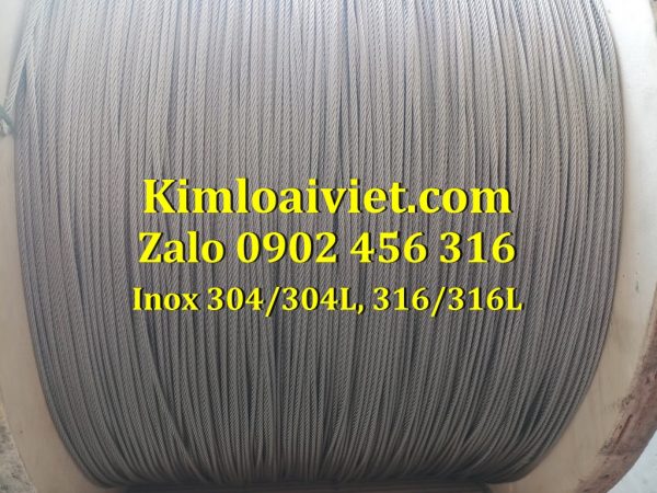 Cáp 8mm Inox 304