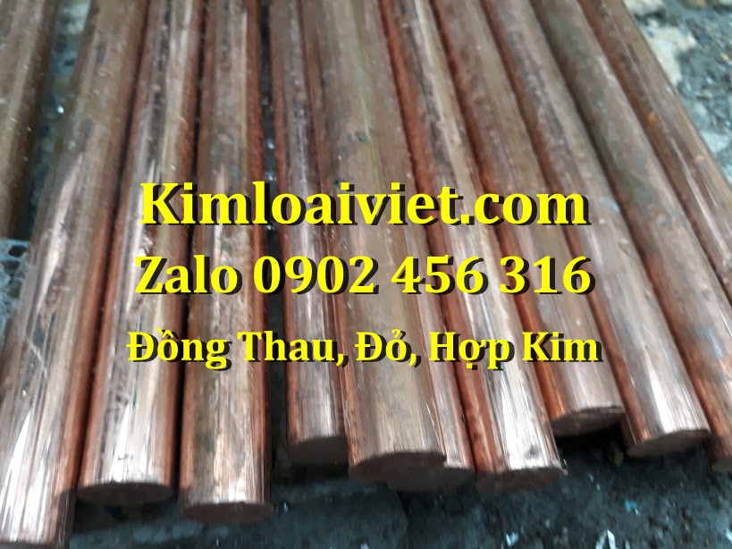 Đồng C1100 Tròn đặc 14mm