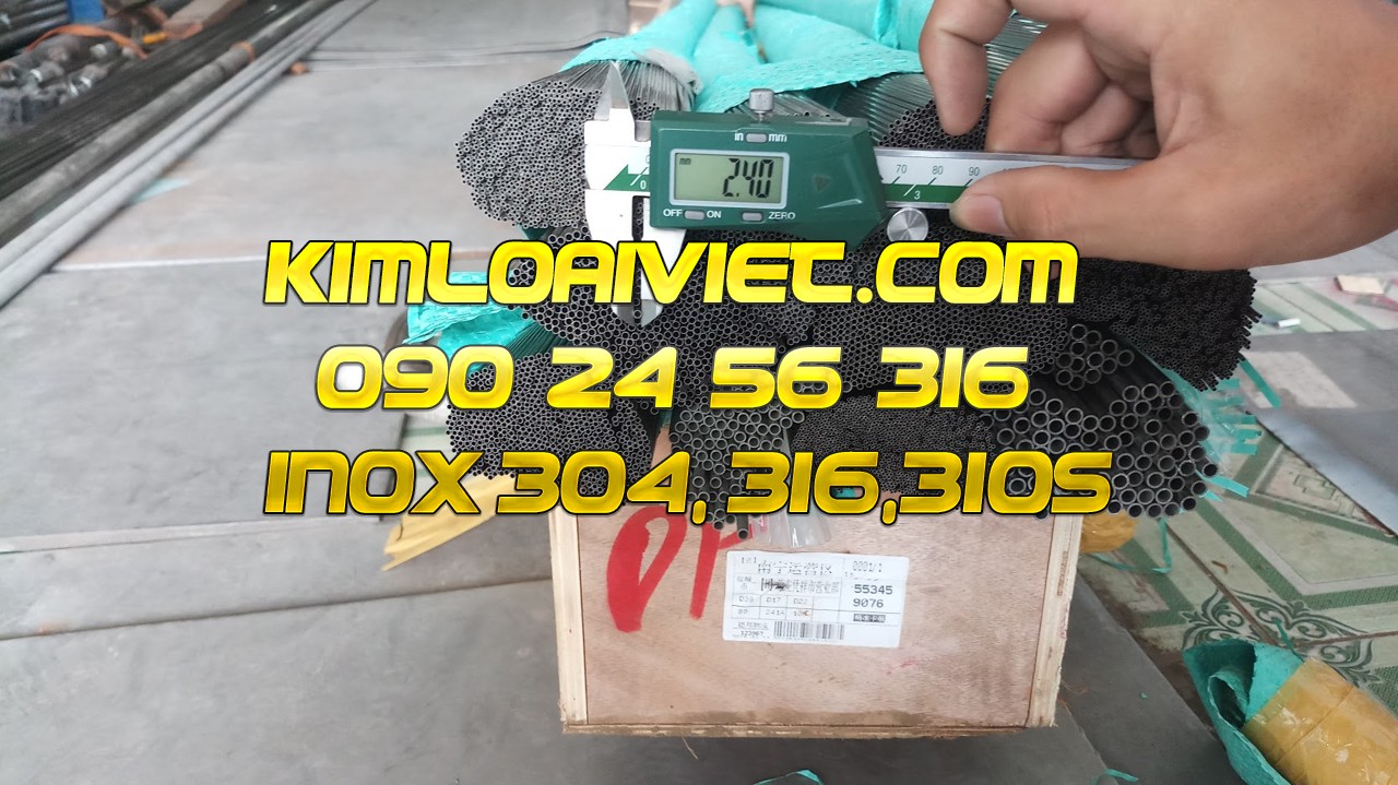 Ống Inox 304L phi 1.60mm