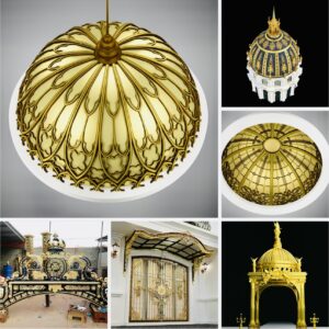 cổng đúc hợp kim nhôm