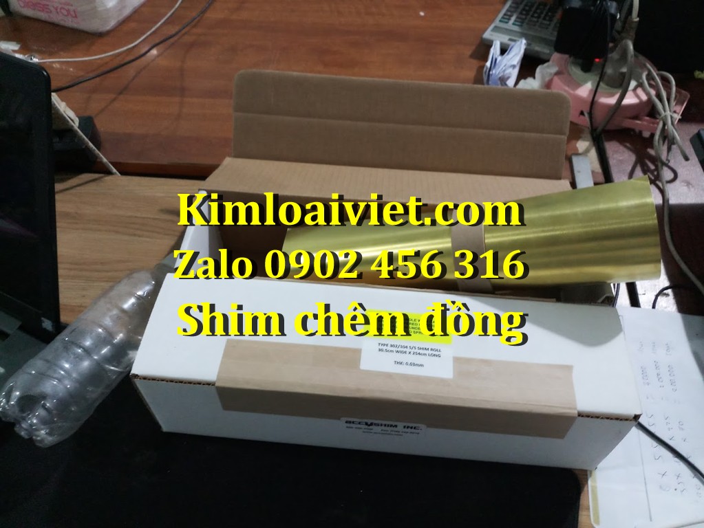 Shim chêm đồng 0.2mm